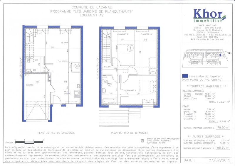 Vente Maison neuve avec frais de notaire réduits  Lacanau-Médoc